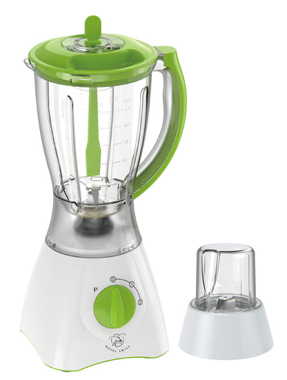 Kunststof blender met beker - Grijs | Groen