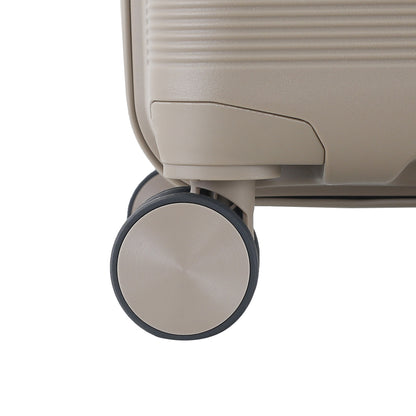 3-delige kofferset - Roze | Groen | Beige