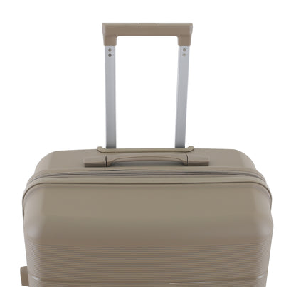 3-delige kofferset - Roze | Groen | Beige