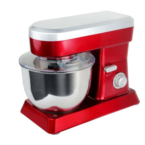 Batteur sur socle - 6,3 L - Argent | Rouge