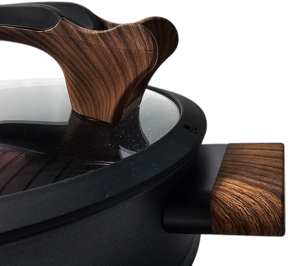 6.5L Couscous Pot - Black | Beige